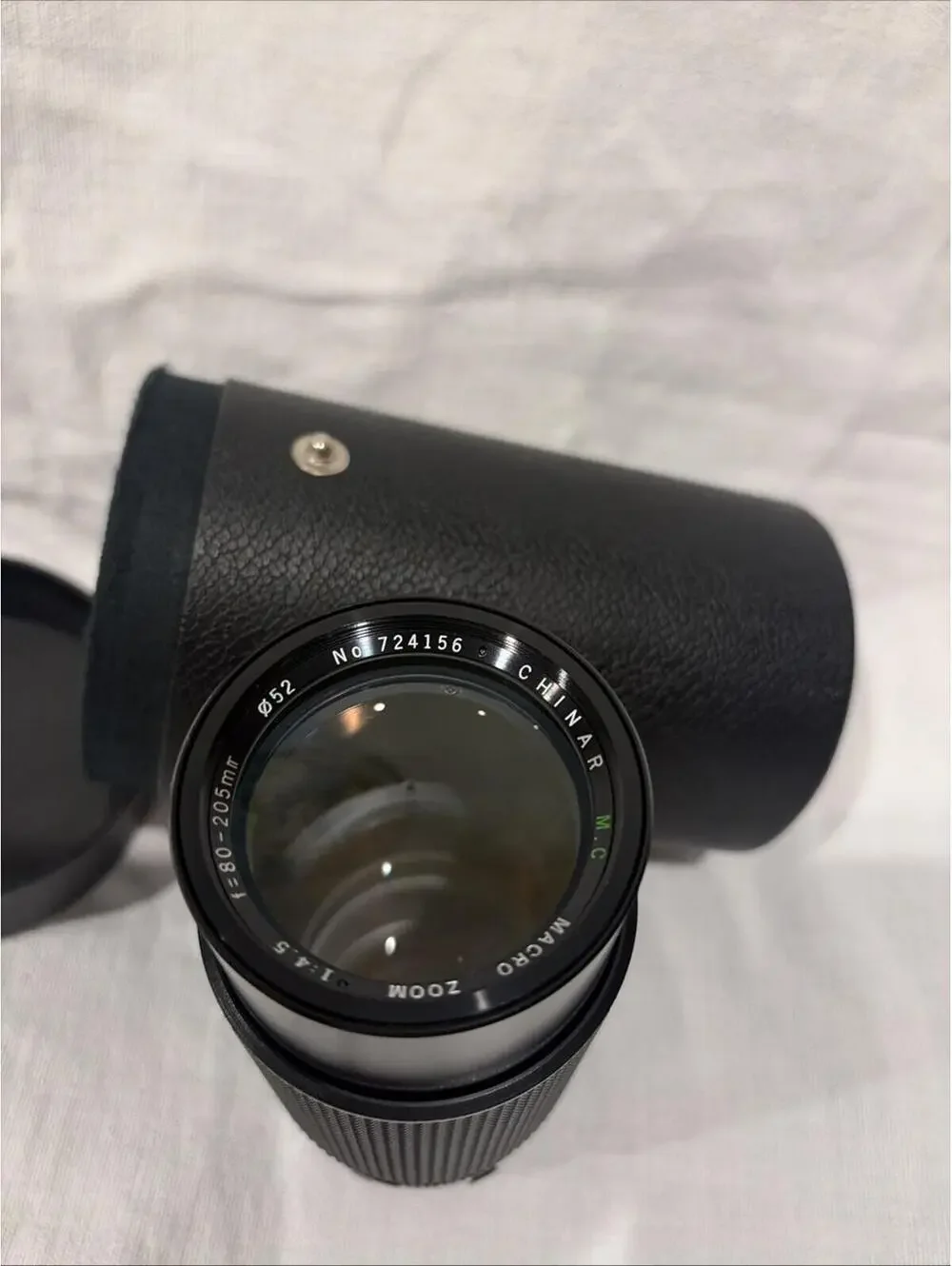 Black Chinar Manual Zoom Focus Camera Macro Lens